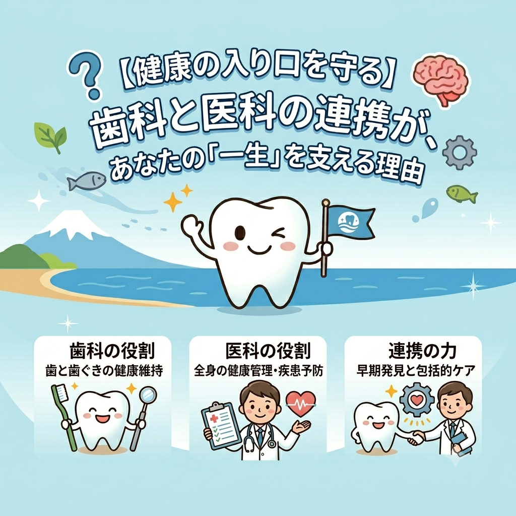 「歯を治すだけ」の歯科は卒業！歯科と医科によるトータルケアの重要性
